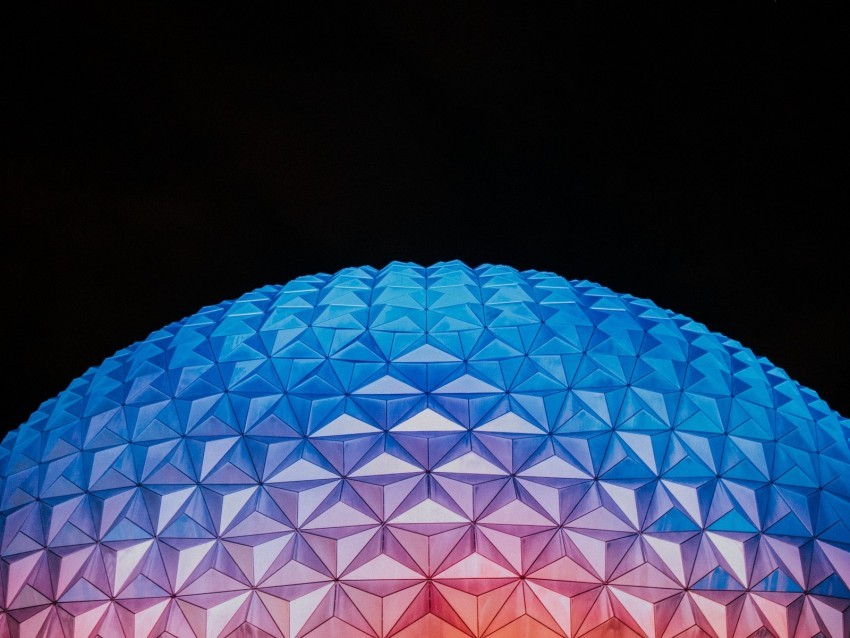 ball dome relief surface backlight polygonal geometric Isolated Element in Clear Transparent PNG 4k wallpaper