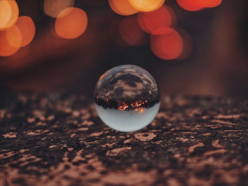 ball glass transparent reflection glare bokeh PNG images without watermarks