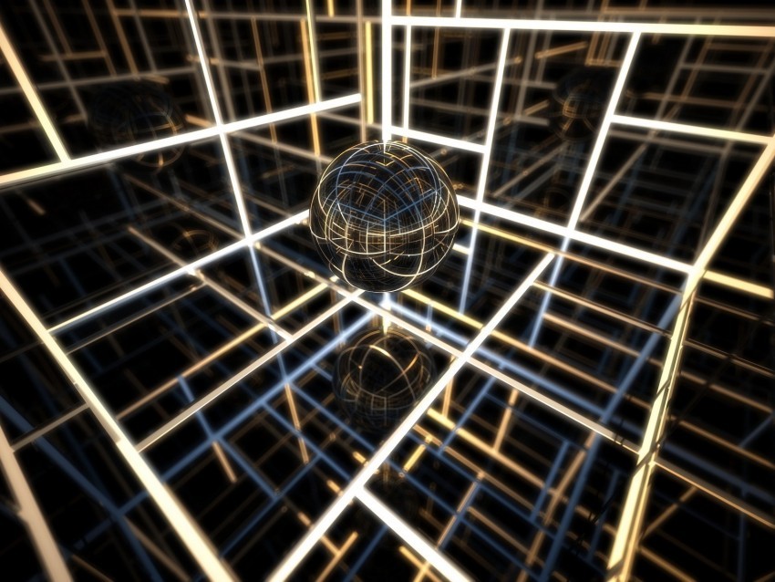 ball glow space lines PNG with no background required