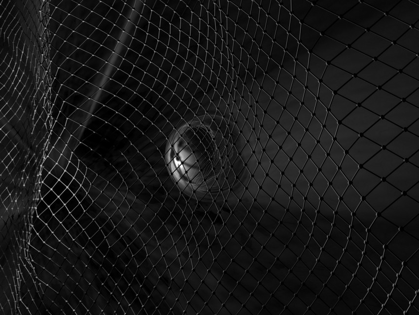 ball mesh bw dark PNG images with alpha mask 4k wallpaper