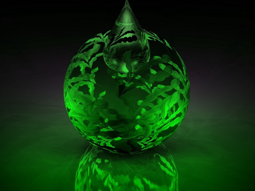 ball patterns shape green Free PNG download