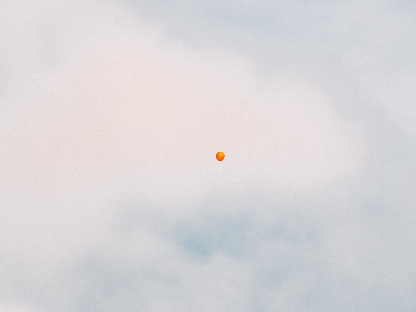 balloon sky clouds fly height PNG Image Isolated with Clear Transparency