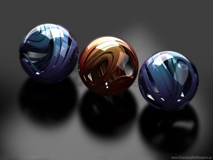 balls form glass metal sleek wallpaper Isolated Graphic Element in HighResolution PNG