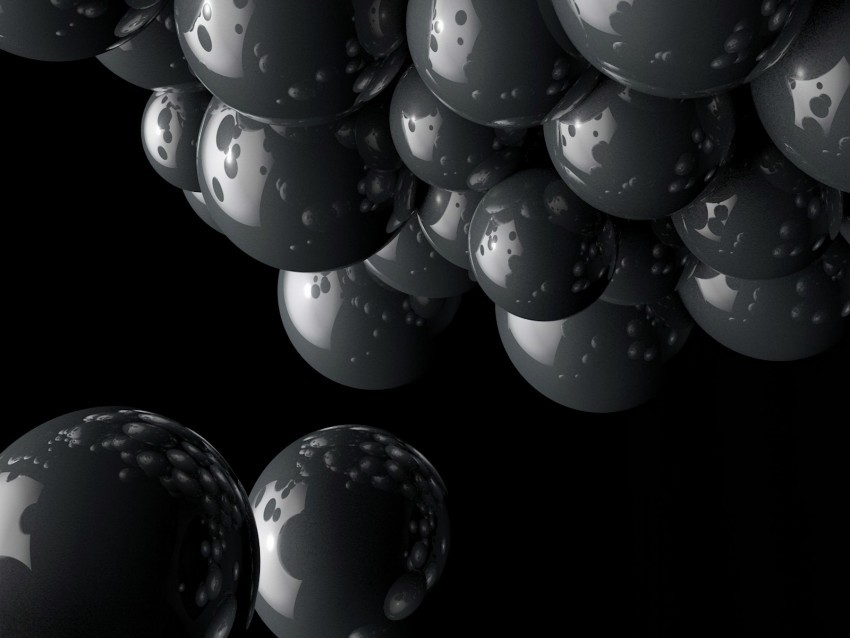 balls magnet gray cluster compound Transparent PNG pictures archive 4k wallpaper