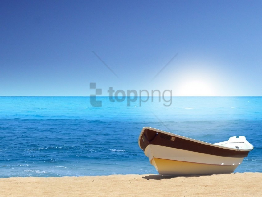 beach boat wallpaper PNG download free