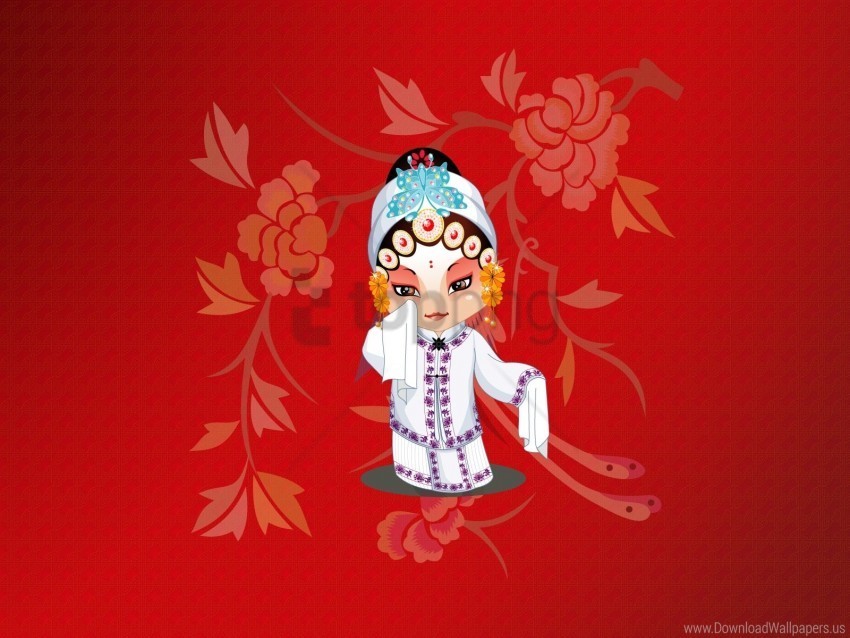 Beijing Opera Costume Sadness Sleeves Wallpaper Clear Background PNG Images Bulk