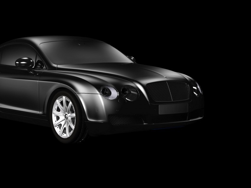 bentley continental gt bentley bw gray luxury Isolated Graphic on HighQuality PNG 4k wallpaper