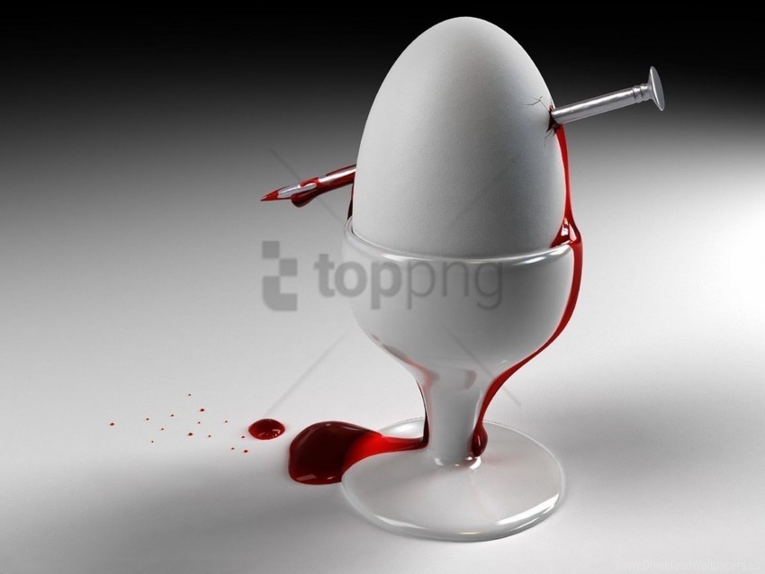 blood egg nail stand wallpaper Isolated Element on HighQuality Transparent PNG