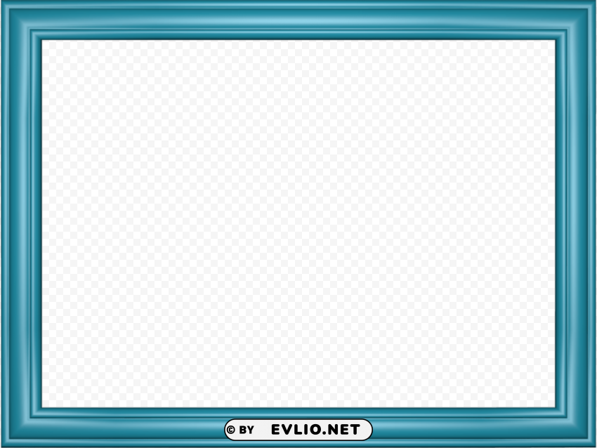 blue border frame PNG images with alpha transparency wide selection
