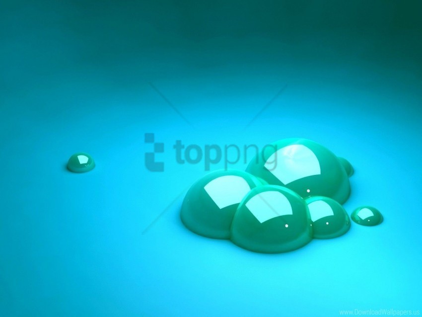 Blue Bubbles Drop Shape Wallpaper PNG Files With Clear Background Variety