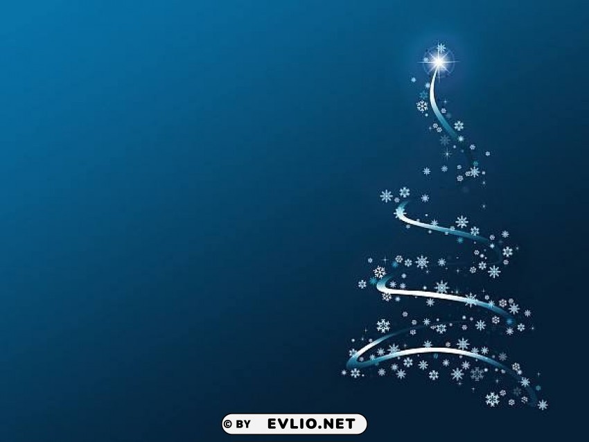 blue christmas tree Transparent PNG graphics library