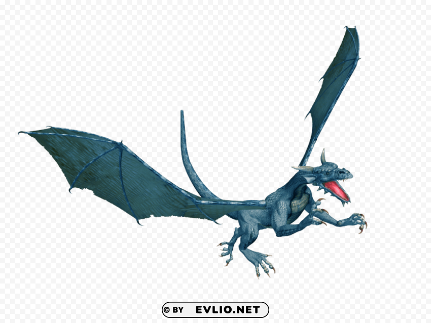 blue dragon Isolated Subject with Transparent PNG PNG transparent with Clear Background ID 86b34d42