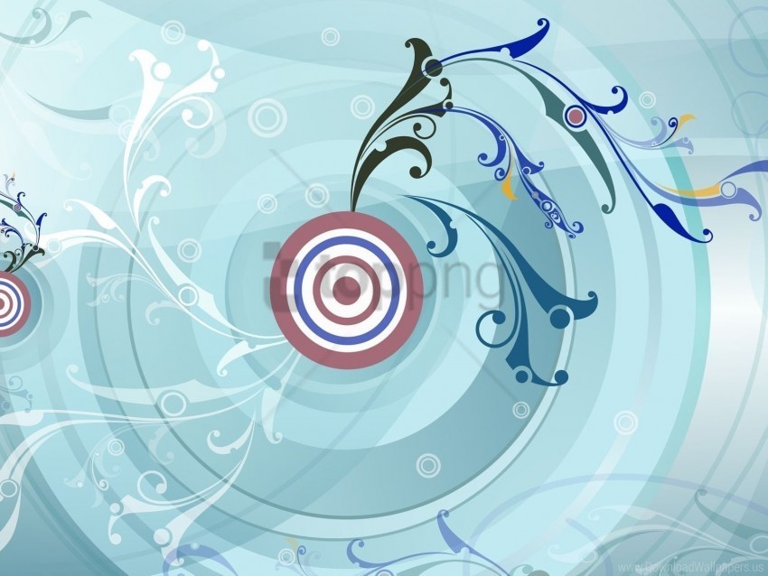 blue ice patterns target wallpaper PNG graphics with clear alpha channel broad selection