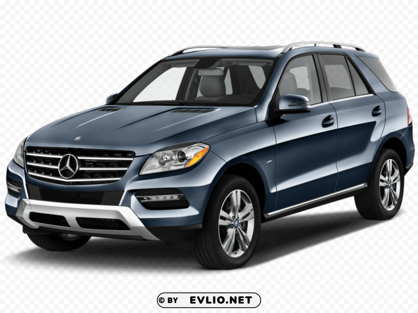 blue mercedes suv HighQuality PNG Isolated on Transparent Background