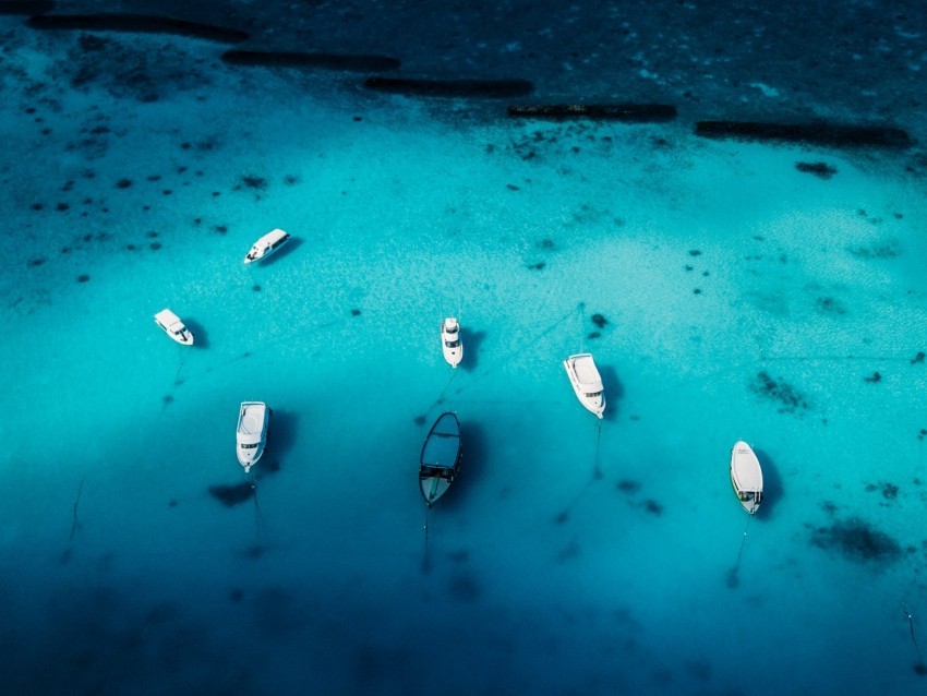 boats yachts aerial view ocean High-resolution transparent PNG files 4k wallpaper