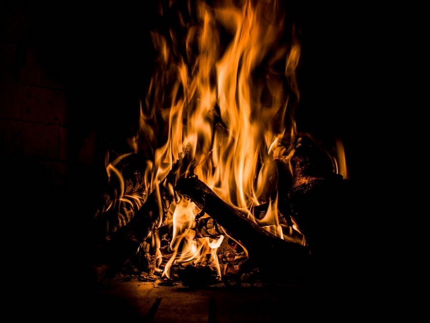 bonfire fire flame burning dark firewood Clear PNG pictures comprehensive bundle 4k wallpaper