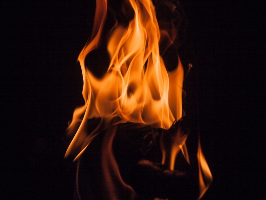 bonfire flame fire dark firewood shroud darkness Isolated Graphic in Transparent PNG Format