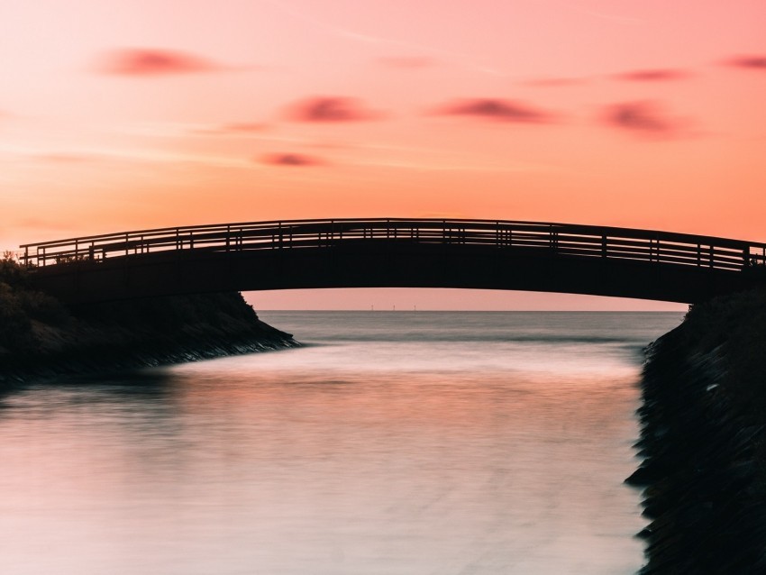 bridge bay sunset horizon twilight HighQuality Transparent PNG Isolated Graphic Design