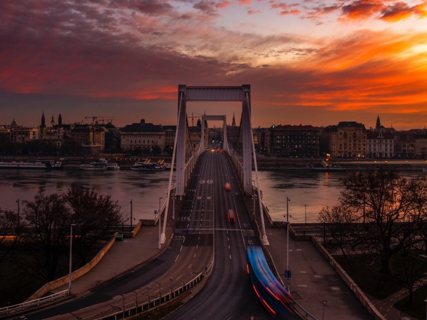 bridge sunset city budapest hungary Free PNG images with alpha channel compilation
