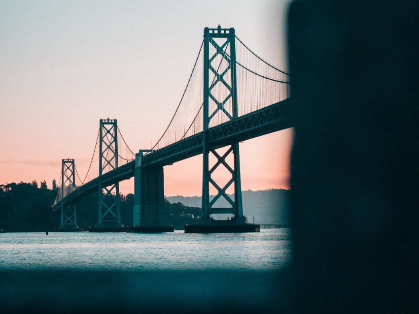 bridge water dusk construction architecture PNG images with clear background