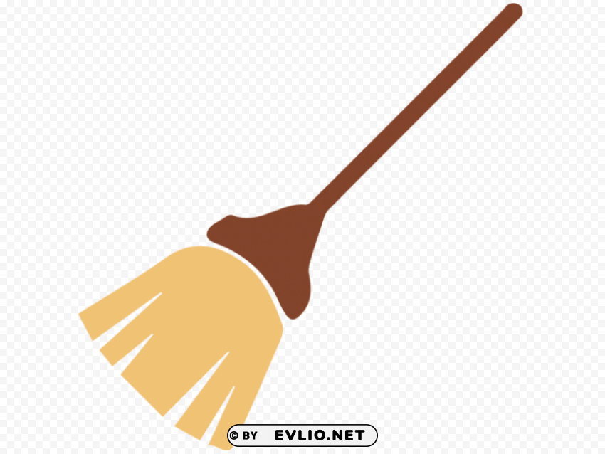 broom Transparent Background Isolated PNG Design