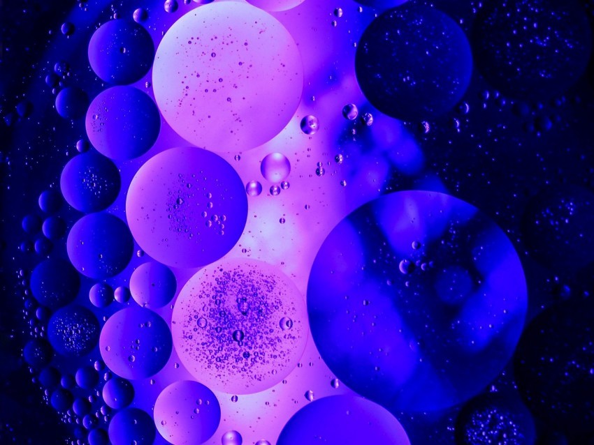 bubbles air circles structure transparent purple dark PNG images with alpha transparency bulk 4k wallpaper