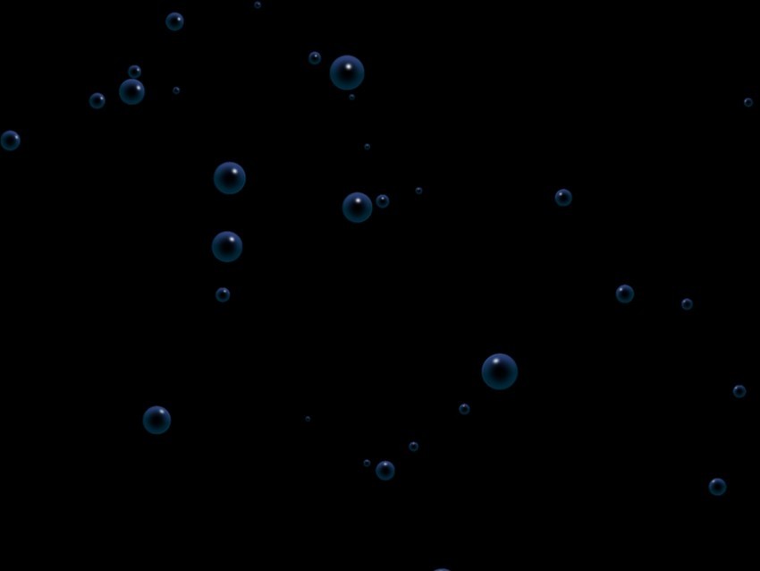 bubbles circles dark form Transparent PNG Isolated Subject 4k wallpaper