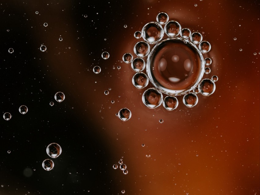 bubbles liquid macro closeup PNG transparent elements package