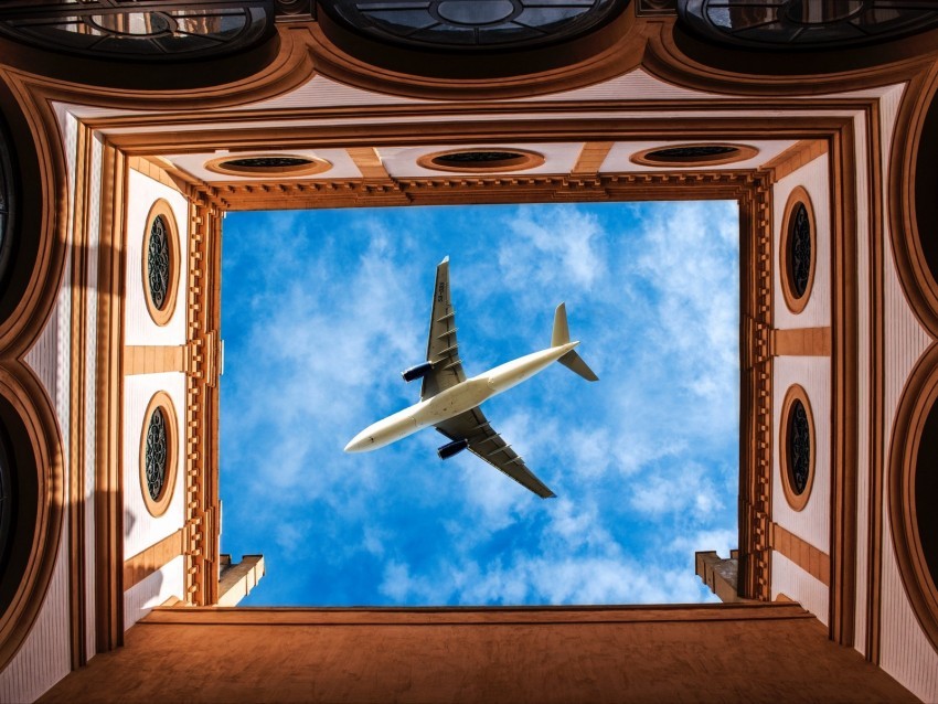 building sky plane architecture bottom view Transparent PNG images extensive gallery