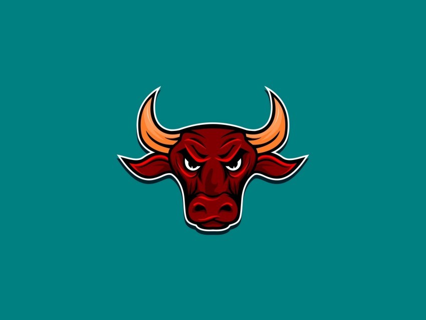 bull angry horns vector Free PNG file