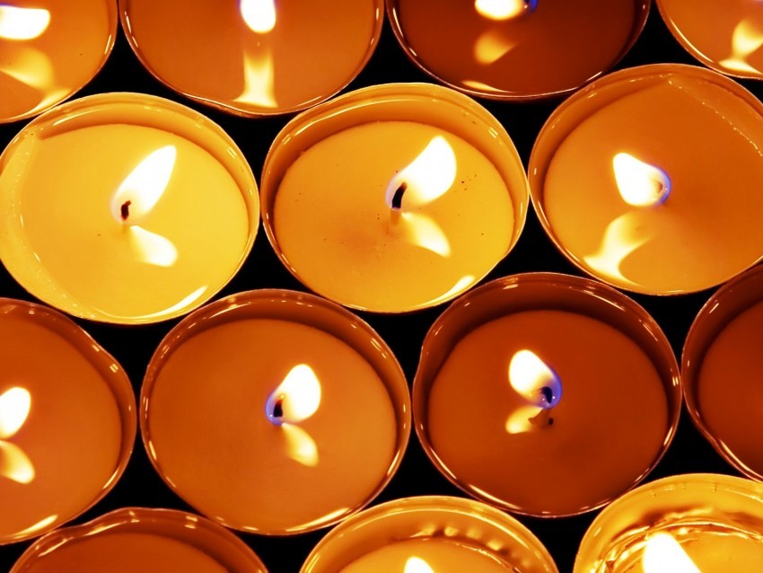 candles fire burn light PNG with cutout background