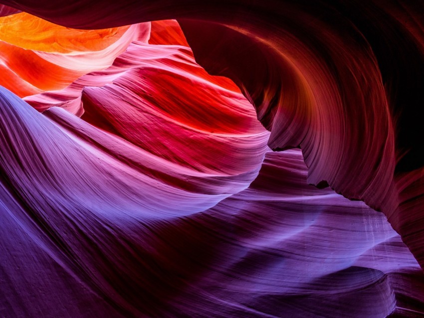canyon layers crevices sandy rocks antelope canyon arizona Isolated Artwork on Clear Transparent PNG