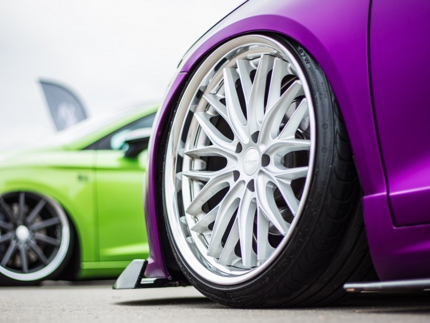 car wheel disk sportscar purple PNG images for graphic design
