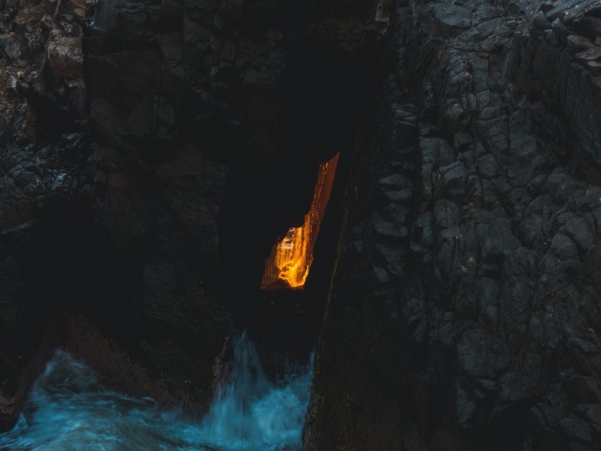 cave light water cranny HighQuality Transparent PNG Isolation