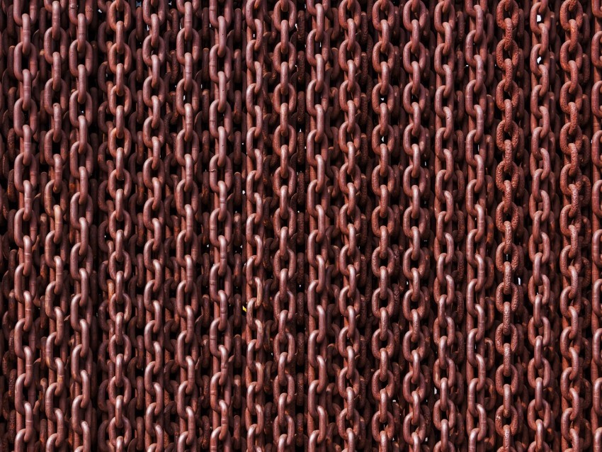 chain rusty iron solid links PNG graphics with clear alpha channel
