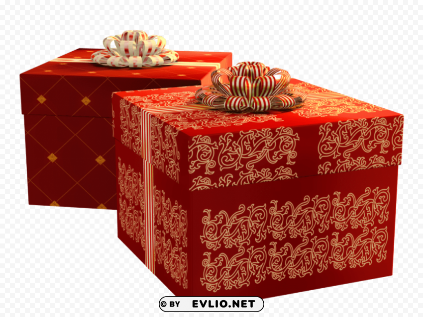 christmas gifts Isolated Item on Clear Transparent PNG