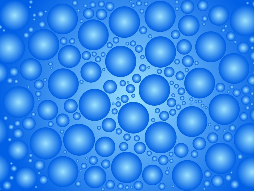 circles bubbles balls surface blue Isolated PNG Element with Clear Transparency