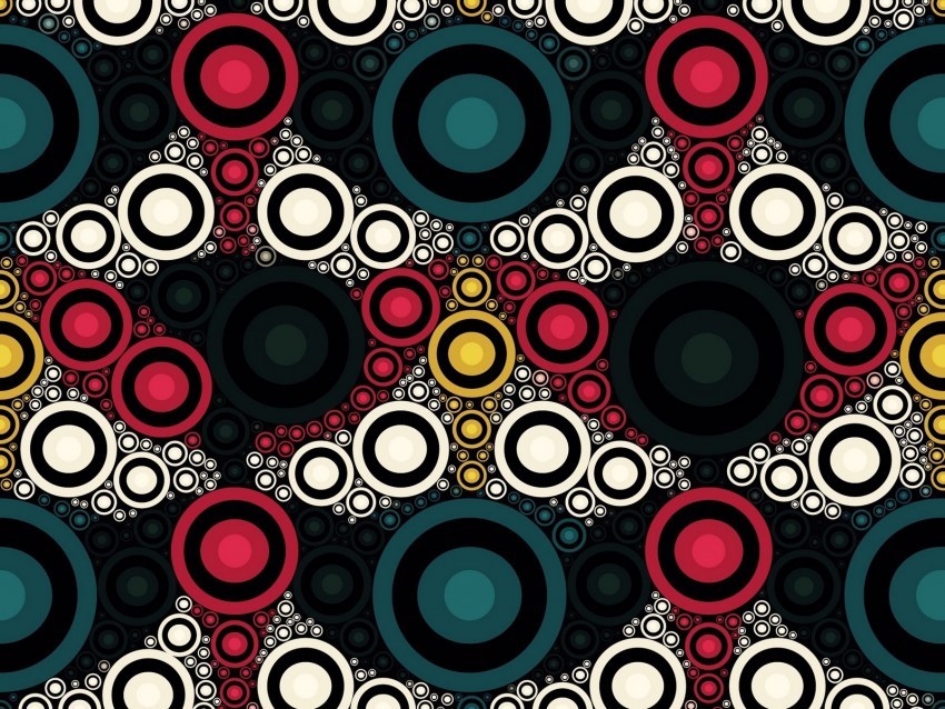 circles patterns colorful pattern shapes HighQuality PNG Isolated Illustration