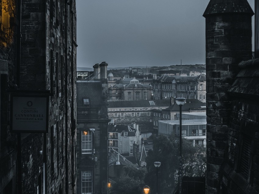 city buildings architecture gray fog dusk PNG Image Isolated with Clear Background
