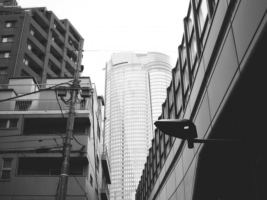 city buildings bw architecture urban Transparent PNG images collection