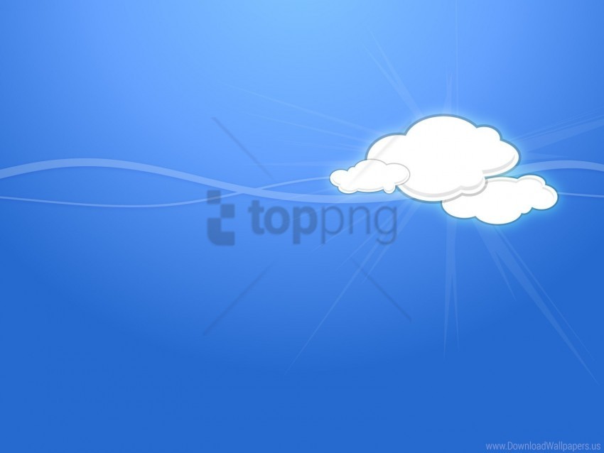 Cloud Simple Wallpaper Free PNG File