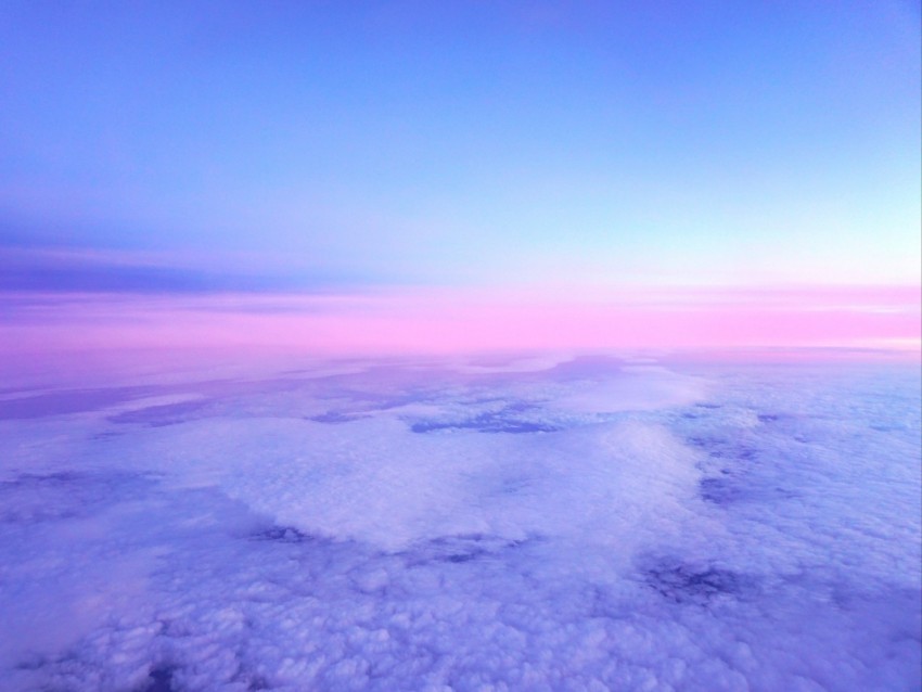 clouds porous horizon pink lilac Transparent PNG Object with Isolation