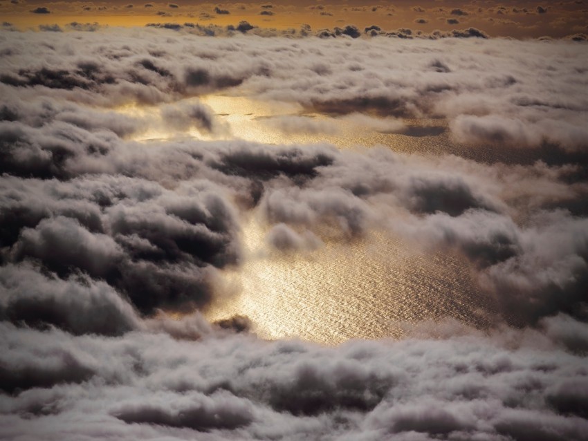 clouds sea aerial view height overview HighResolution PNG Isolated Artwork