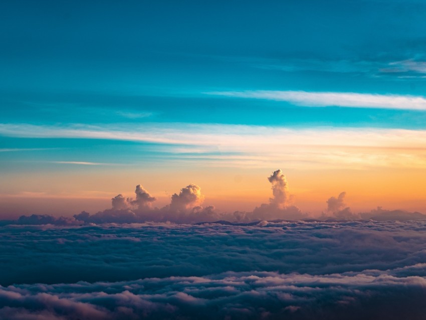 clouds sky horizon height thick Isolated Artwork on Transparent Background