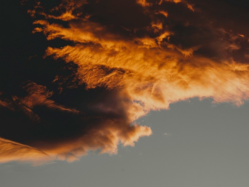 clouds sky sunset porous dark PNG Image Isolated with High Clarity