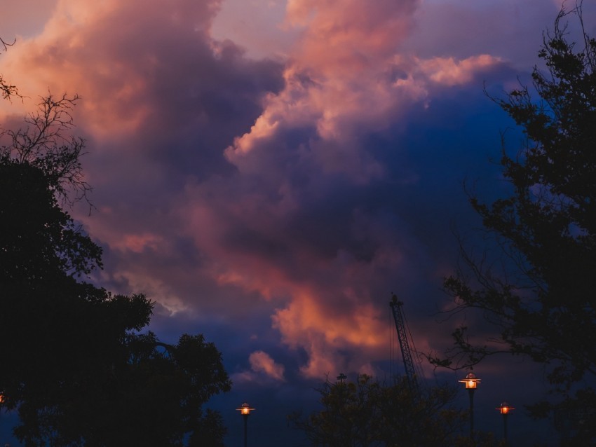 clouds sky twilight dark evening High Resolution PNG Isolated Illustration 4k wallpaper