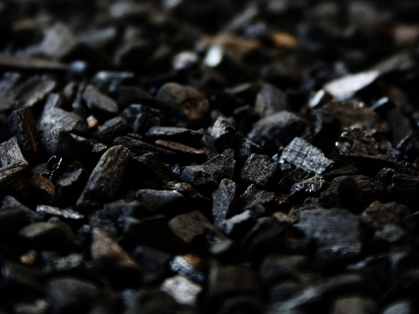 coal carbon black stones PNG images with alpha transparency selection