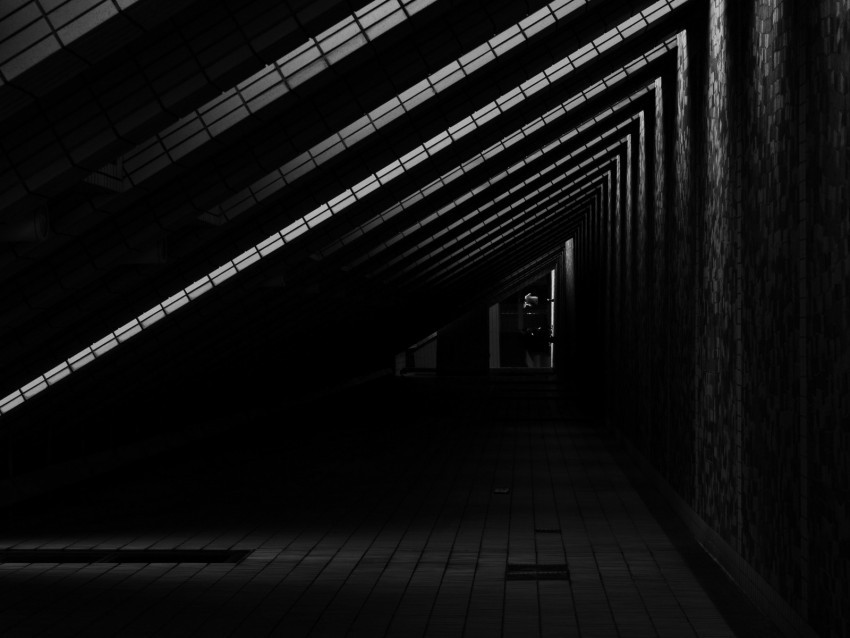 corridor door bw architecture building dark PNG images with alpha channel diverse selection