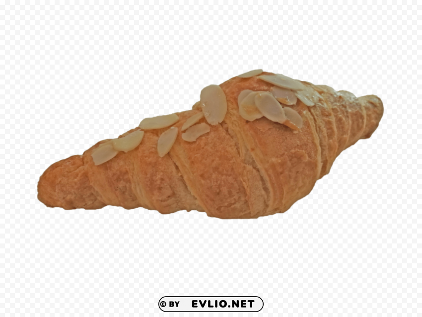 croissant Isolated Artwork on Clear Background PNG
