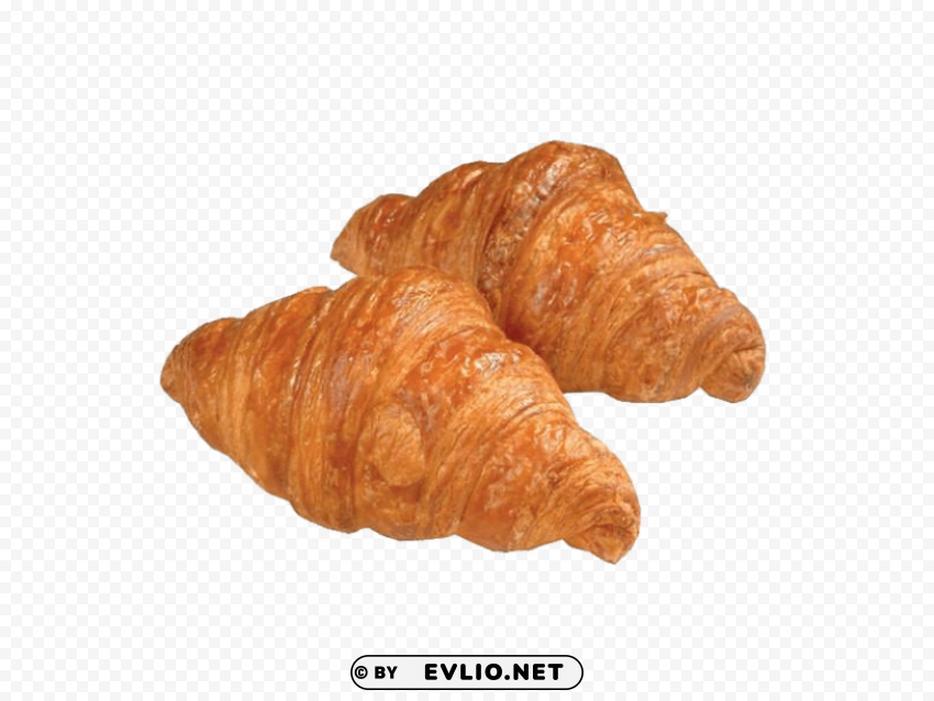 croissant Clean Background Isolated PNG Character